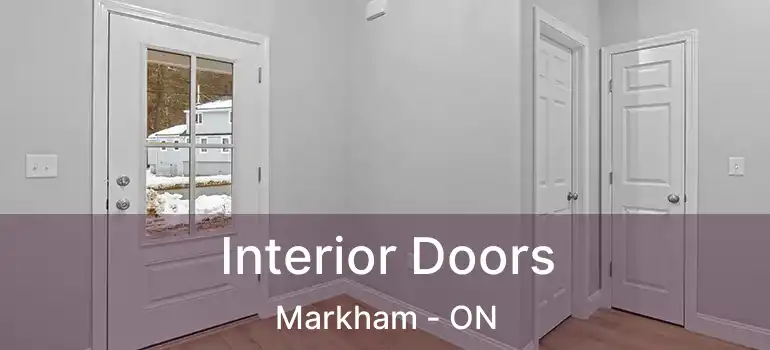  Interior Doors Markham - ON
