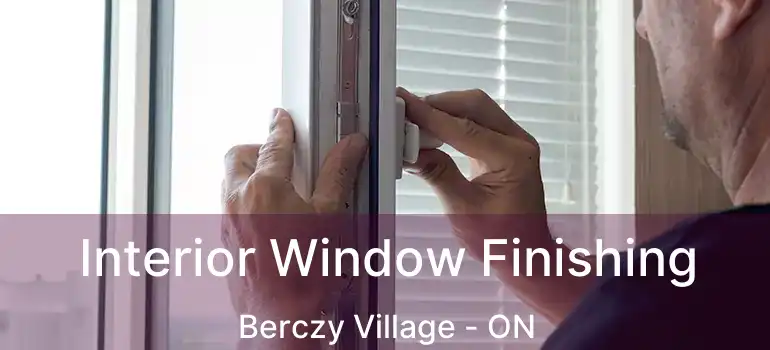  Interior Window Finishing Berczy Village - ON