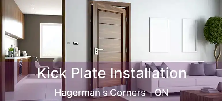  Kick Plate Installation Hagerman s Corners - ON