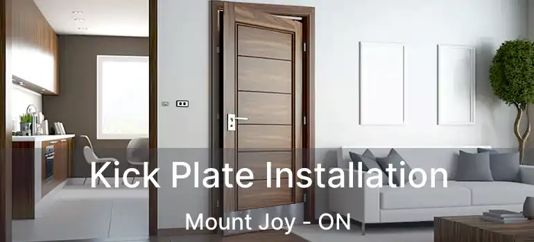  Kick Plate Installation Mount Joy - ON