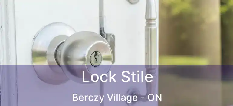  Lock Stile Berczy Village - ON