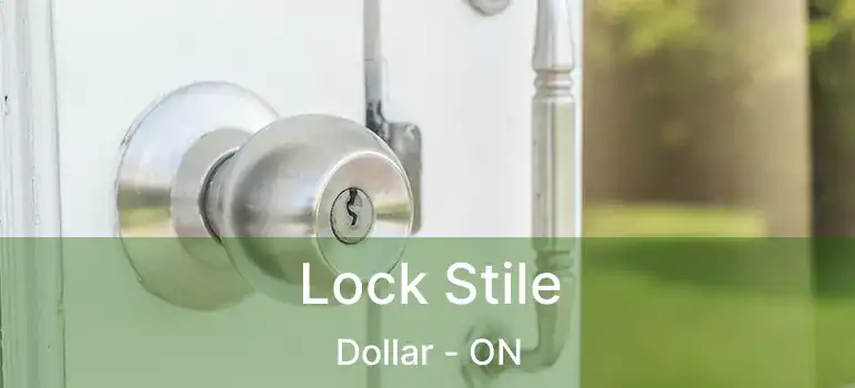  Lock Stile Dollar - ON