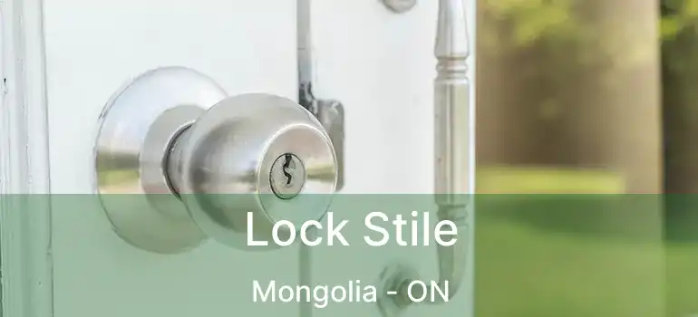  Lock Stile Mongolia - ON