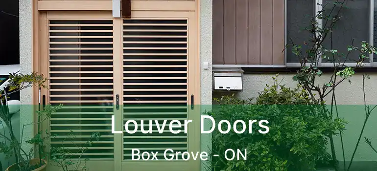  Louver Doors Box Grove - ON