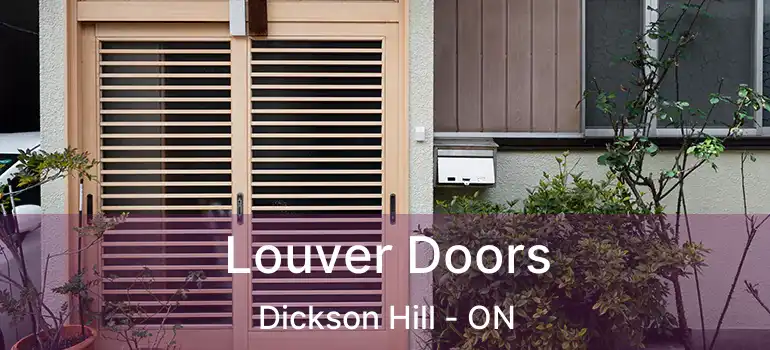  Louver Doors Dickson Hill - ON