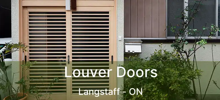  Louver Doors Langstaff - ON