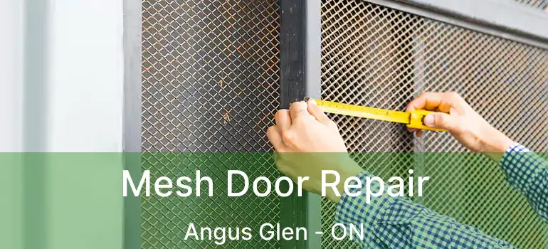  Mesh Door Repair Angus Glen - ON