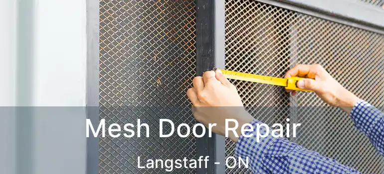  Mesh Door Repair Langstaff - ON
