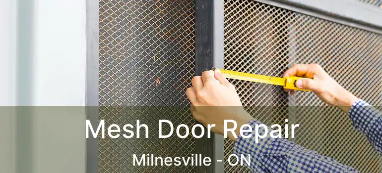  Mesh Door Repair Milnesville - ON