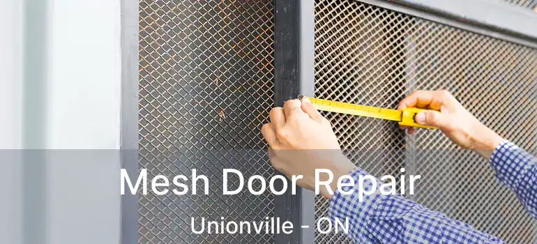  Mesh Door Repair Unionville - ON