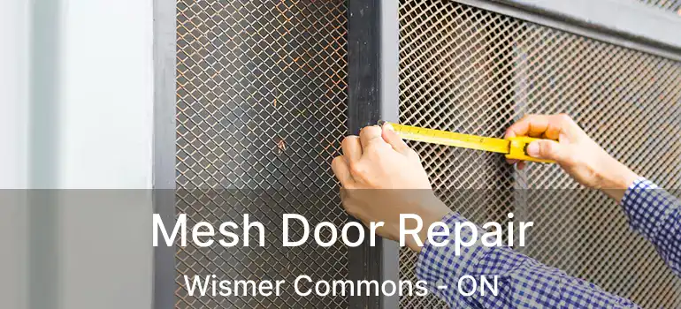  Mesh Door Repair Wismer Commons - ON