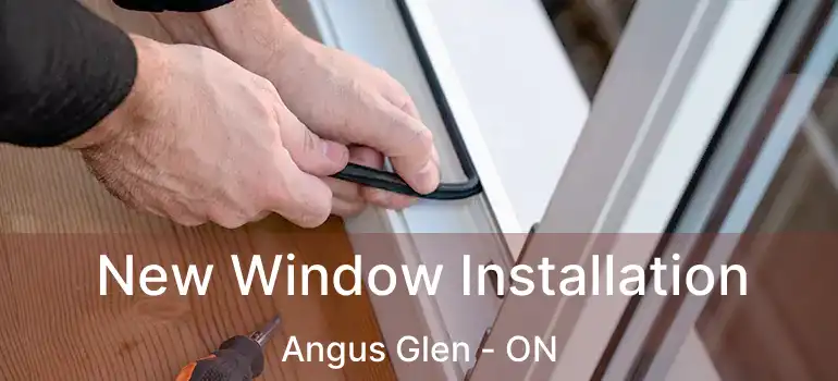  New Window Installation Angus Glen - ON