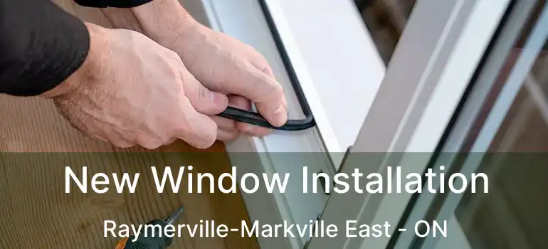  New Window Installation Raymerville-Markville East - ON