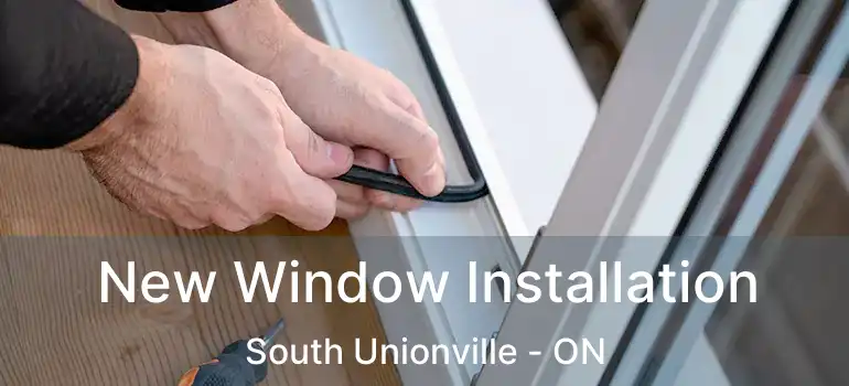  New Window Installation South Unionville - ON