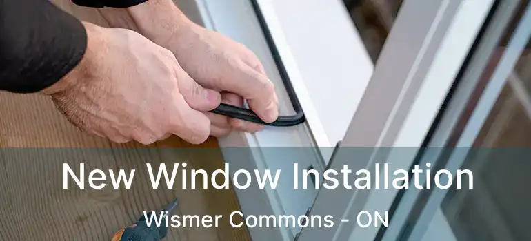  New Window Installation Wismer Commons - ON