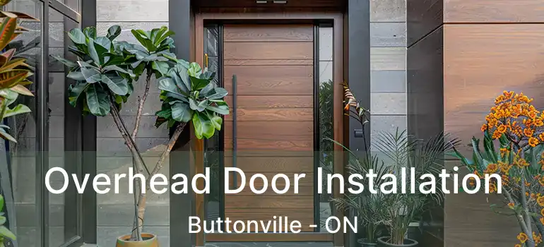  Overhead Door Installation Buttonville - ON