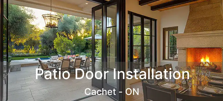  Patio Door Installation Cachet - ON