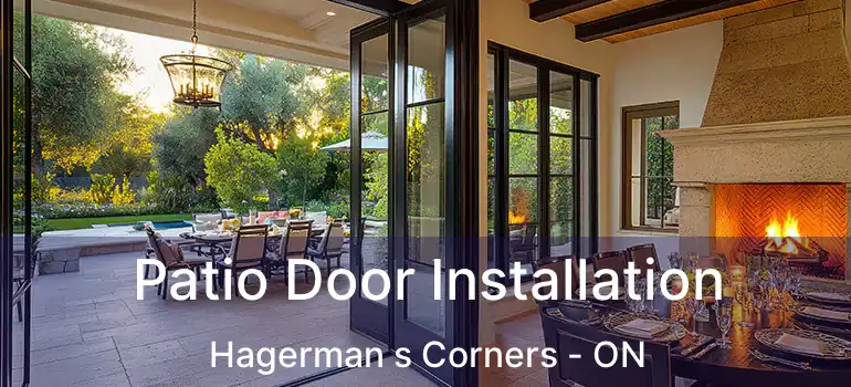  Patio Door Installation Hagerman s Corners - ON