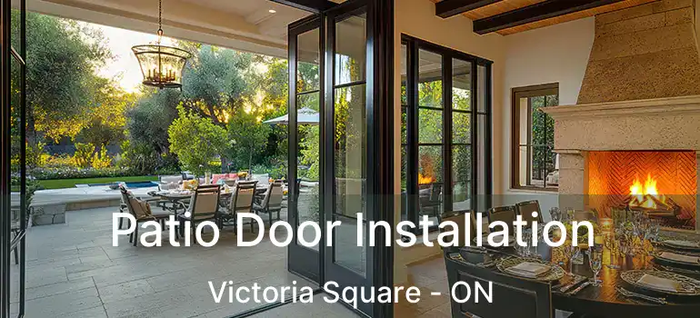  Patio Door Installation Victoria Square - ON