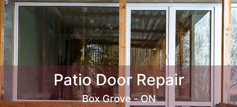  Patio Door Repair Box Grove - ON