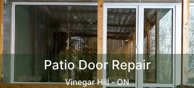  Patio Door Repair Vinegar Hill - ON