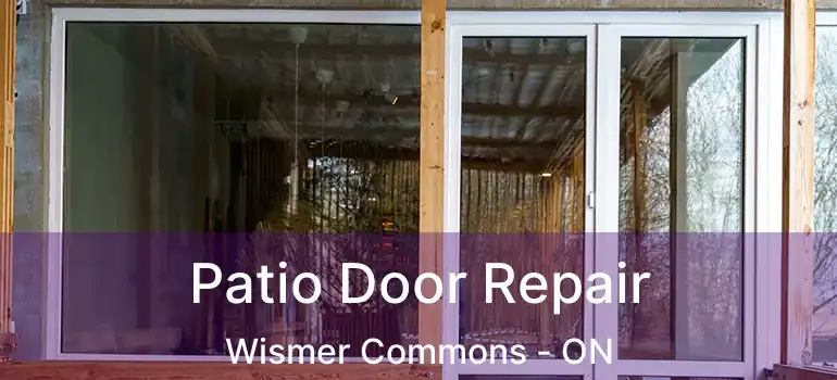  Patio Door Repair Wismer Commons - ON