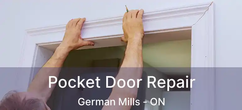  Pocket Door Repair German Mills - ON
