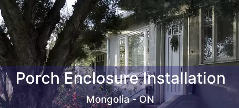  Porch Enclosure Installation Mongolia - ON
