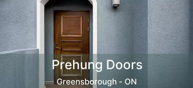  Prehung Doors Greensborough - ON