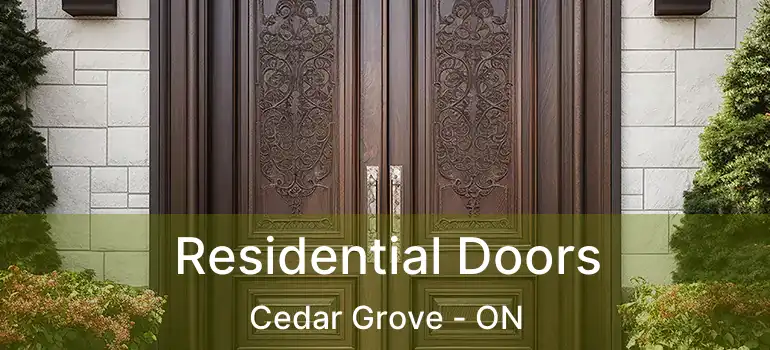  Residential Doors Cedar Grove - ON
