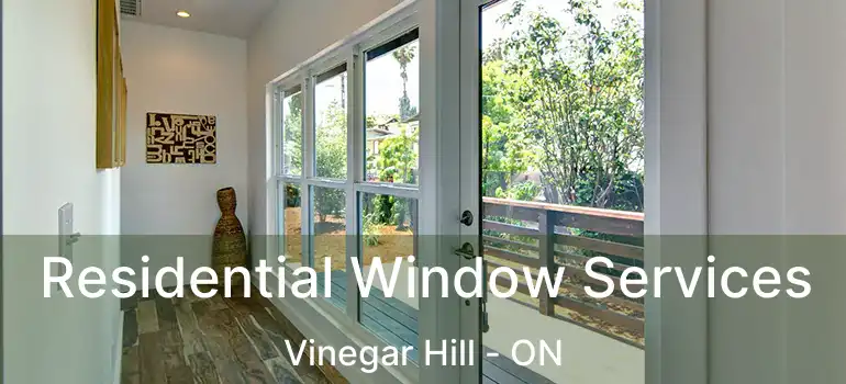  Residential Window Services Vinegar Hill - ON