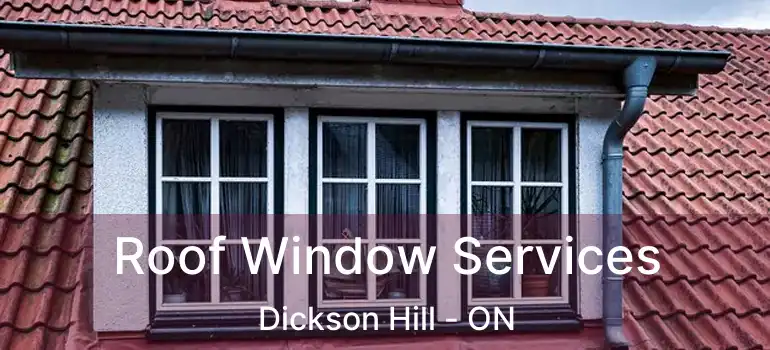  Roof Window Services Dickson Hill - ON