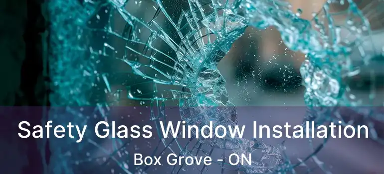  Safety Glass Window Installation Box Grove - ON