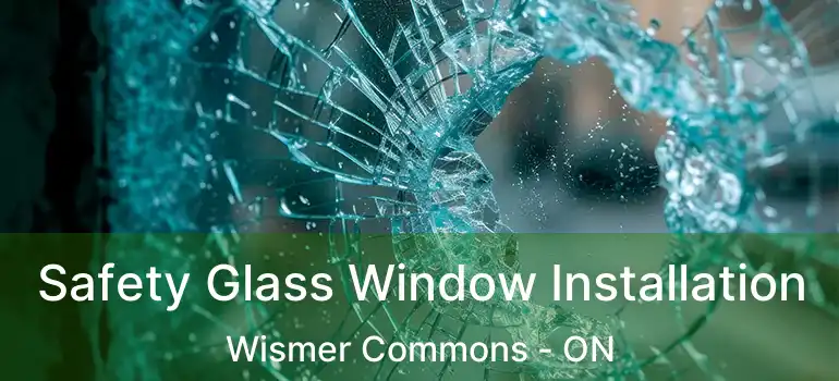 Safety Glass Window Installation Wismer Commons - ON