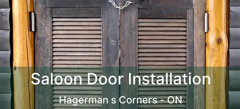  Saloon Door Installation Hagerman s Corners - ON