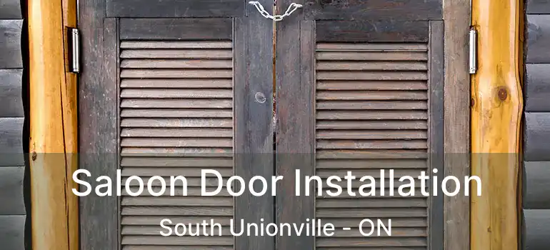  Saloon Door Installation South Unionville - ON
