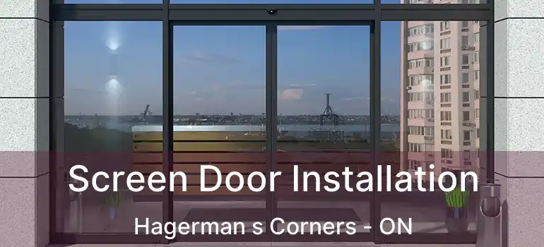  Screen Door Installation Hagerman s Corners - ON