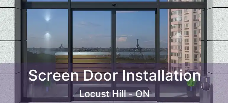  Screen Door Installation Locust Hill - ON