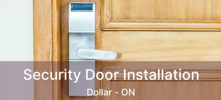  Security Door Installation Dollar - ON