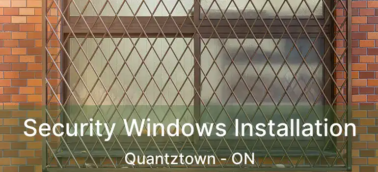  Security Windows Installation Quantztown - ON