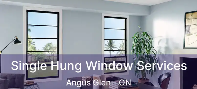  Single Hung Window Services Angus Glen - ON