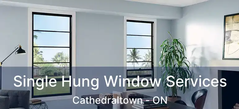  Single Hung Window Services Cathedraltown - ON