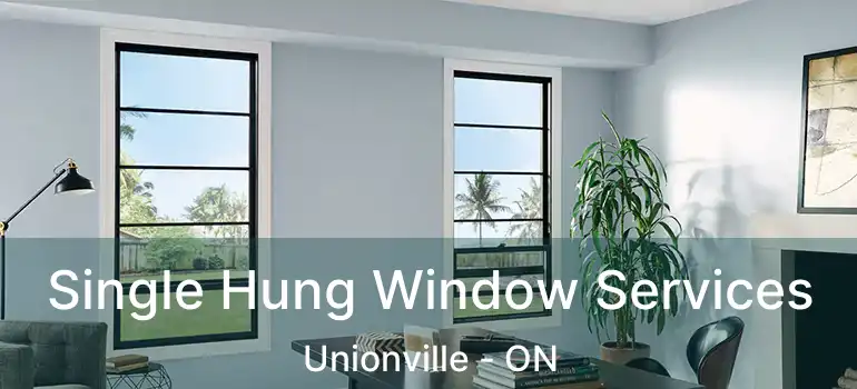  Single Hung Window Services Unionville - ON