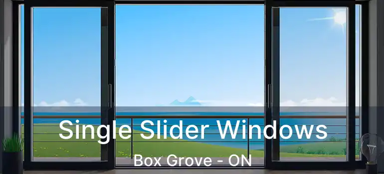  Single Slider Windows Box Grove - ON