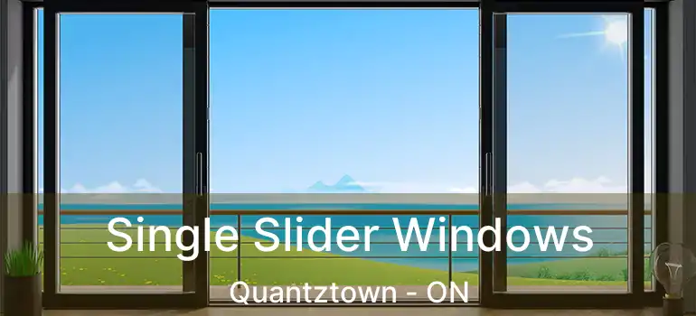  Single Slider Windows Quantztown - ON