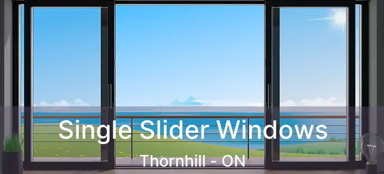  Single Slider Windows Thornhill - ON