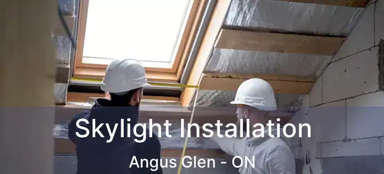  Skylight Installation Angus Glen - ON