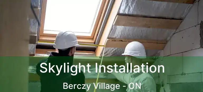  Skylight Installation Berczy Village - ON