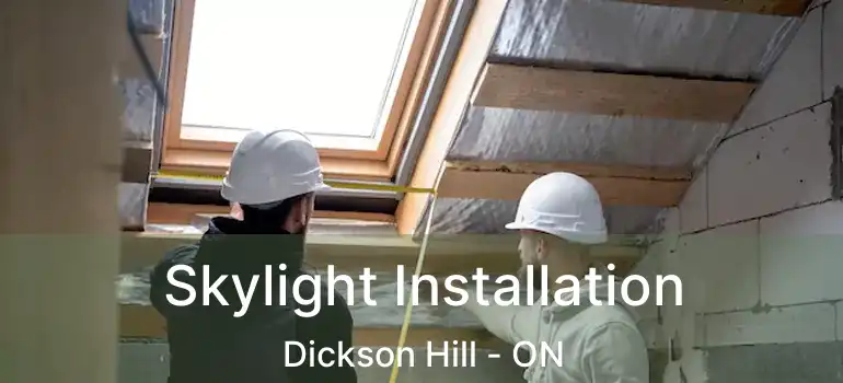  Skylight Installation Dickson Hill - ON
