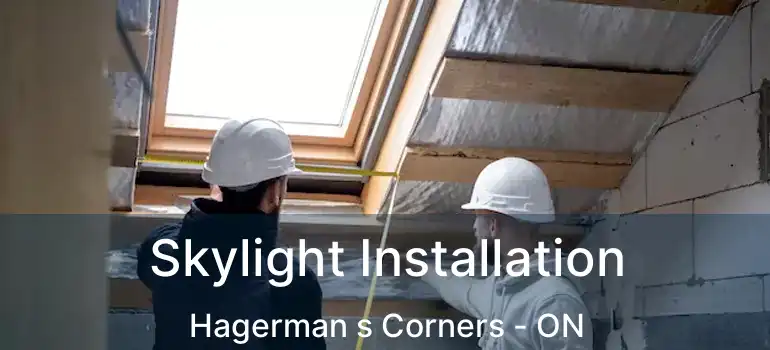  Skylight Installation Hagerman s Corners - ON
